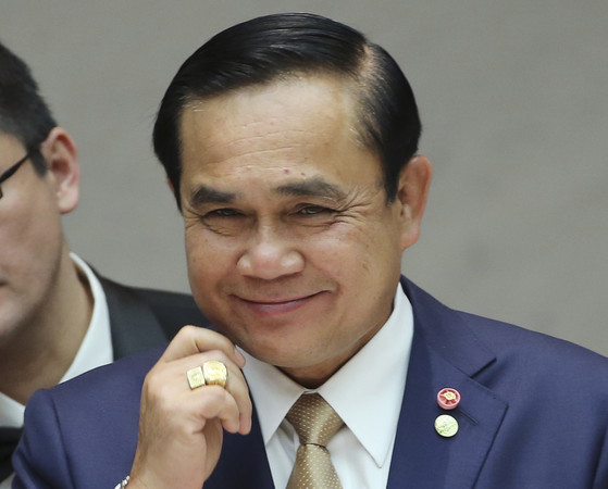 ▲泰國總理帕拉育1日宣布廢除戒嚴令。（圖／達志影像／美聯社）