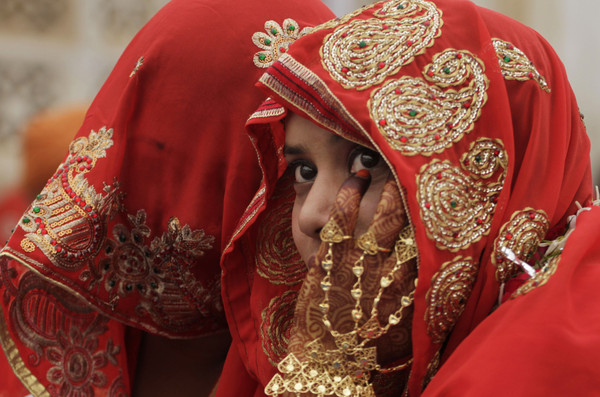 ▲印度童婚現象嚴重。（圖／達志影像／美聯社）