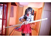 香港正妹COS英雄聯盟「阿離」大秀100公分性感美腿（圖／冰嵐提供）