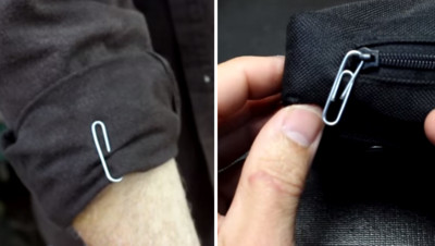 開發迴紋針7種功用，變身袖夾&拉鍊頭