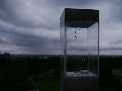 天氣預報盒！外面打雷下雨→盒子跟著滴雨囉