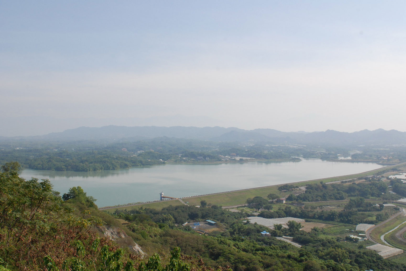 高雄大小崗山觀景台，阿公店水庫（圖／高雄市觀光局提供）