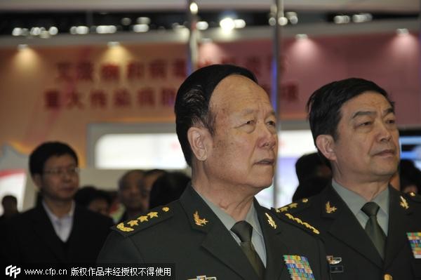 習近平反腐處理最高軍官，中共軍委副主席郭伯雄涉貪開除黨籍。（圖／CFP）