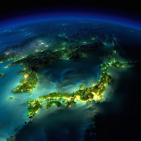 空拍全球夜景,台湾人有在睡觉吗? | 键盘大柠檬