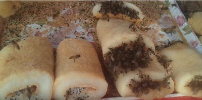 挑戰膽子的「蜂麻糬」，內餡裡有活蜜蜂