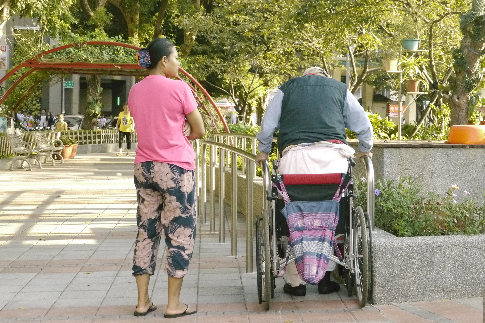 老人照顧、看護、復健、外傭、外籍看護(圖/記者黃克翔攝)