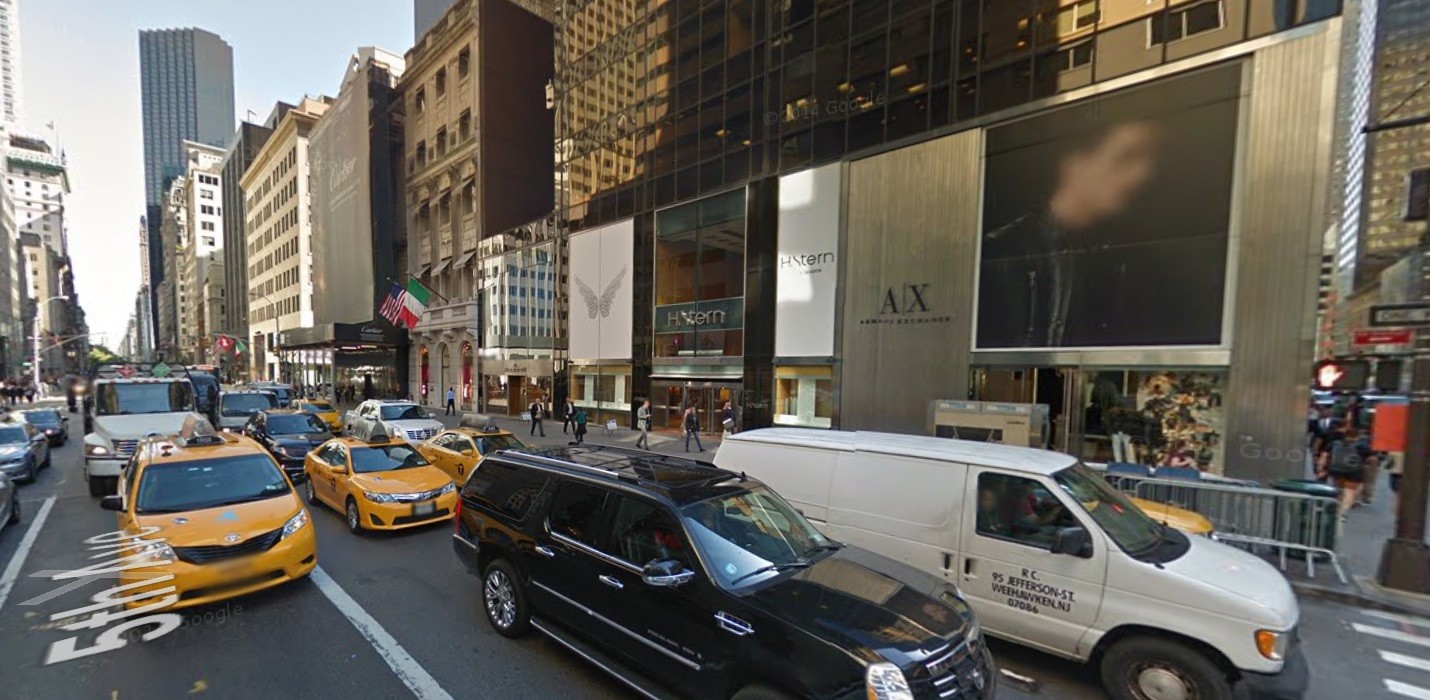 ▲紐約第五大道上段街景。（圖／翻攝自GoogleMap）