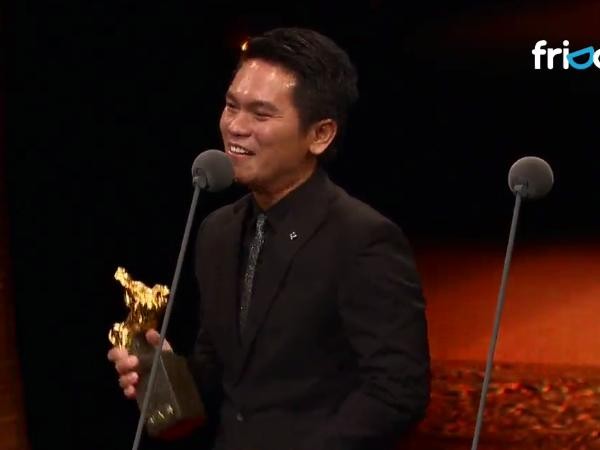 第52屆金馬獎頒獎典禮，最佳原創電影歌曲 得獎人，舒米恩‧魯碧，歌曲不要放棄《太陽的孩子》（圖／翻攝自friDay影音）