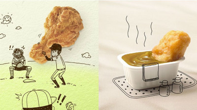 新加坡麥當勞出奇招　雞塊結合插圖美味度瞬UP