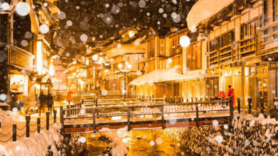大雪降臨日本東北　白茫一片重現《神隱少女》場景