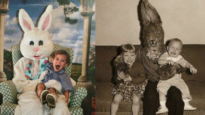 超像殺人魔的復活節兔子…這要小孩不哭也難吧？