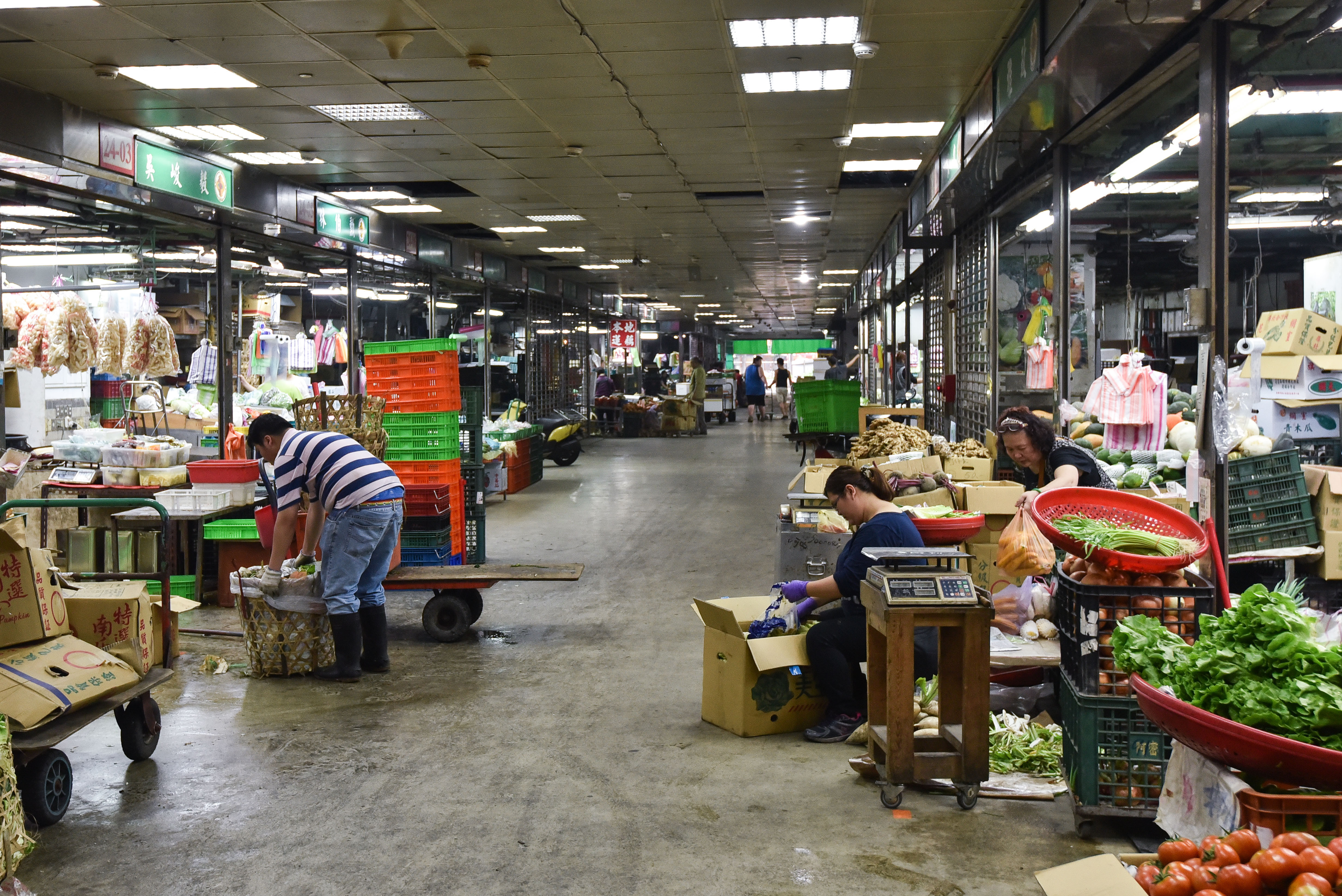 臺北市第二果菜批發市場,濱江果菜市場,市場。（圖／記者李毓康攝）
