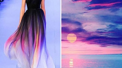 將自然之美穿上身❤絕美晨光、紫藤禮服妳最想穿哪件？