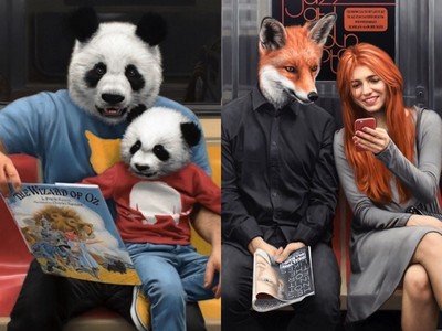 紐約地鐵上演《動物方城市》？狐狸不管到哪都是帥