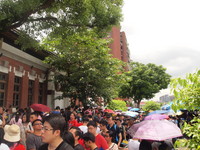 鋼彈旋風襲捲華山文創區（圖／記者戴榕萱攝）