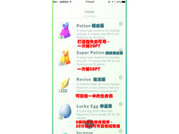 《Pokémon Go》介面英文看唔？中文解說在這裡！（圖／記者戴榕萱製作）