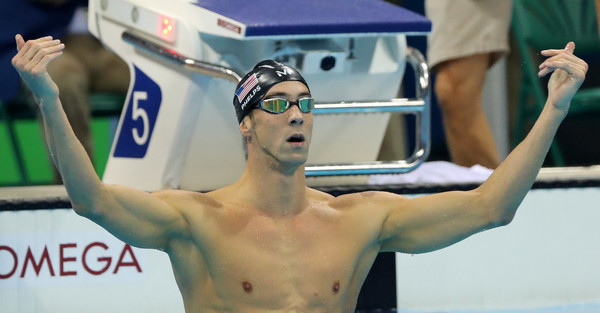 奧運之王！「飛魚」菲爾普斯Michael Phelps又贏了。（圖／達志影像／美聯社）