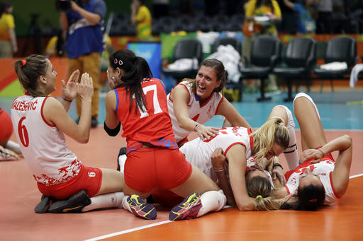 塞爾維亞女排進入決賽。（圖／達志影像／美聯社）
