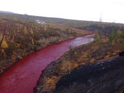 俄羅斯最毒城市諾爾里斯克，北極圈內蜿蜒淌血之河