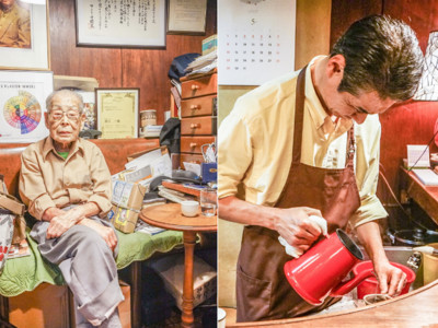 東京咖啡選：隱藏在銀座泡咖啡的這雙手，已經是百年人瑞！