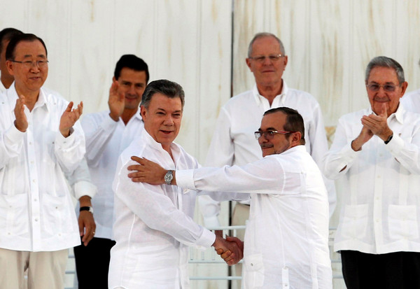 ▲哥倫比亞總統桑托斯（Juan Manuel Santos）獲得2016諾貝爾和平獎。（圖／路透社）
