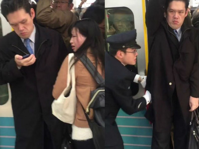 「顏癱男」毫無表情被推上滿員電車　日本OL差點嚇哭