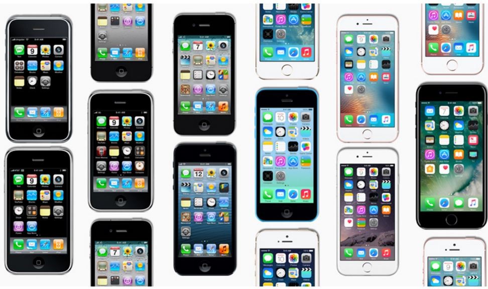 iPhone 發表十周年　回顧歷代手機，看全球市場的變化(取自Apple)