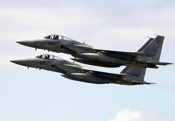 日本有意自衞隊二手裝備以無償或低價的方式提供給他國。圖為自衛隊的F-15戰機。（圖／達志影像／美聯社）