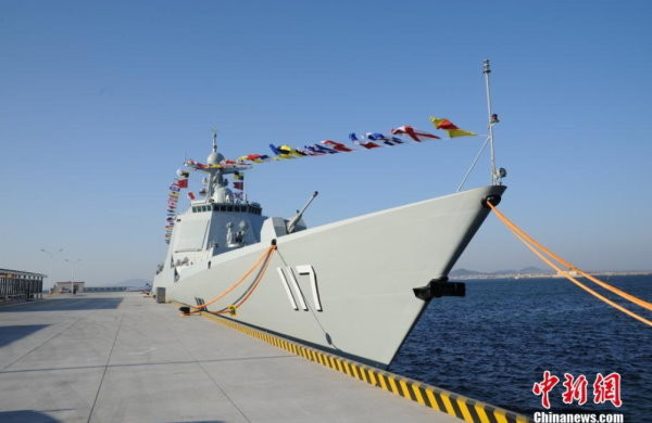 西寧艦（舷號117）是解放軍海軍服役的第5艘052D艦，也是首艘入列北海艦隊的052D艦。（圖／翻攝自中新網）