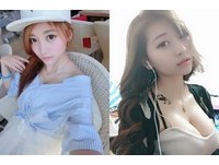 爆乳正妹祈錦鈅有百變明星臉，大胸美照讓鄉民全暴動了！（圖／翻攝自祈錦鈅臉書、IG）