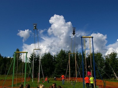  夢想過「360度迴旋」？愛沙尼亞人都用「14公尺鞦韆」飛高高