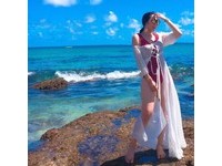 被網友稱為是「最兇百貨櫃姐」的林祐安。（圖／翻攝自IG）