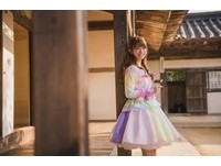外表擁有空靈氣質的Yurisa，她被封為「南韓第一美少女」。（圖／翻攝自臉書）
