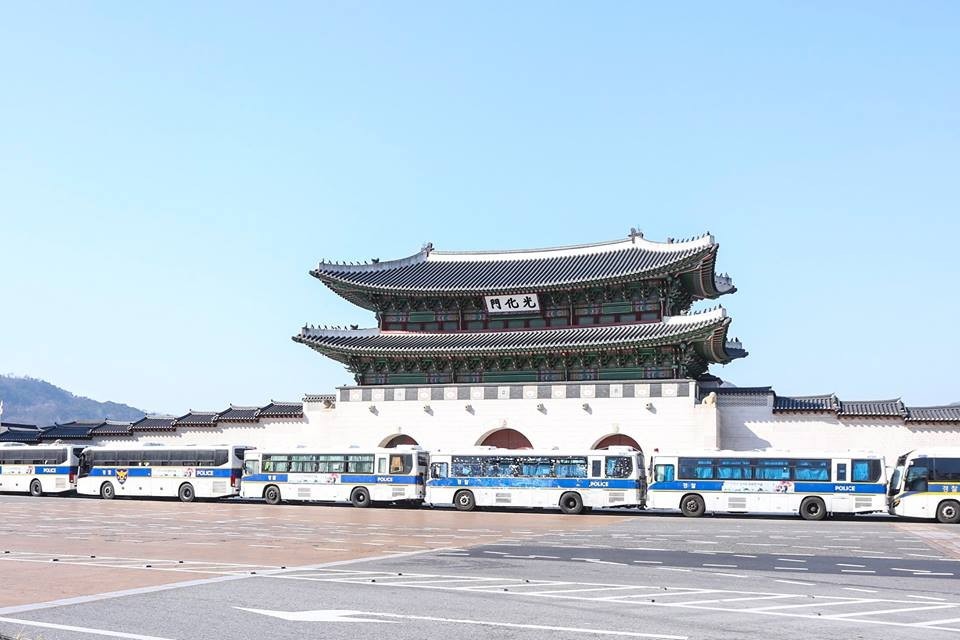 ▲朝鮮王朝正宮景福宮的正門，也是最大的城門。（圖／記者黃克翔攝）