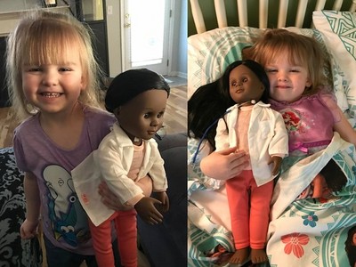 白人女童買黑人娃娃被店員嗆，她神回：它跟我一樣美