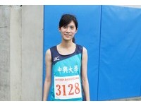女乙100、200公尺中興大學項品慧。