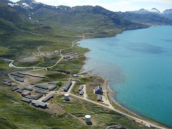 位在格陵蘭島上的格羅尼達爾海軍基地。（圖／翻攝自觀察者網）