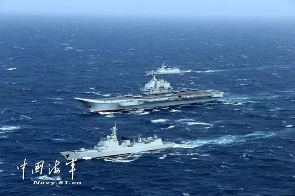 ▲中國遼寧號航母戰鬥群即將下水。（圖／翻攝自中國海軍）