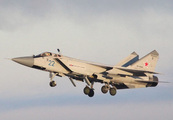 ▲米格-31在高空的最高飛行速度可達2.83馬赫。（圖／翻攝自俄羅斯國防部）