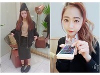 有網友分享到「爆料公社」，可愛模樣引起網友朝聖，被封為「麥當勞女神」。
