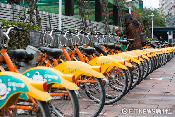 YouBike微笑單車,UBike,臺北市公共自行車租賃系統（圖／記者季相儒攝）