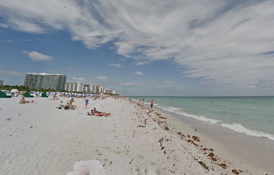 邁阿密海灘。（圖／翻攝自Google map）