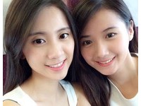 氣質會計師正妹Vicky與妹妹Linda。