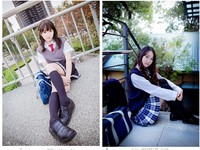 林檎和若婕分別奪得「人氣制服星」中部、南部后座。