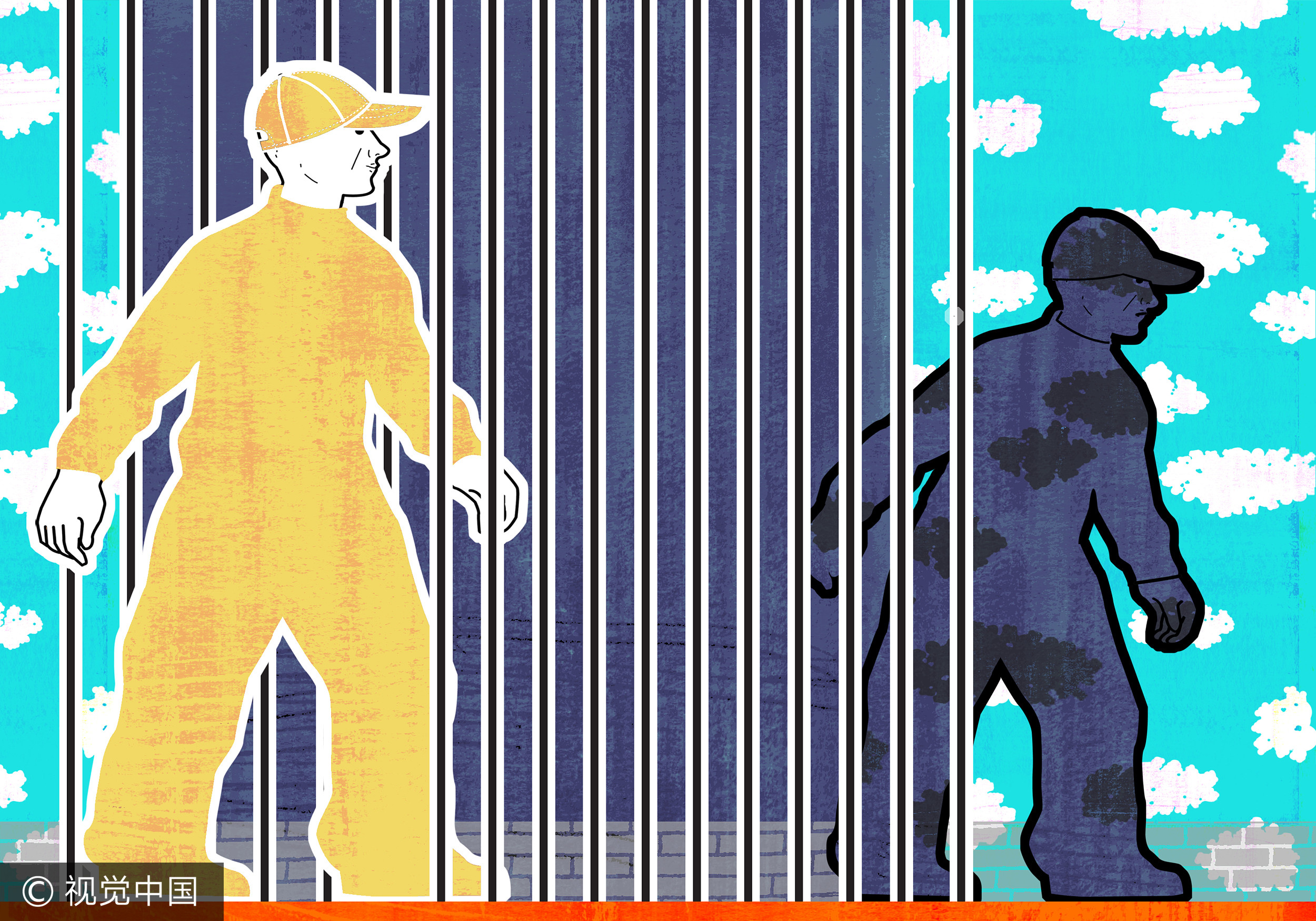 犯人,偷盜,監獄,鐵牢(圖/視覺中國CFP)