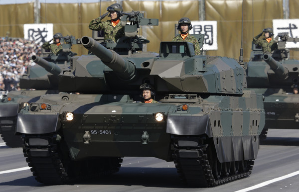 ▲▼日本90式戰車(Type-90 tank)，是為了取代61式戰車和部分74式戰車，進而開發的陸上自衛隊第三代戰車。（圖／達志影像／美聯社）