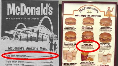 77年前麥當勞「第一張菜單」曝光　原來大麥克指數沒唬爛