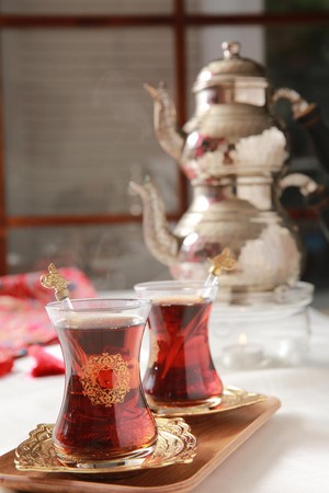 土耳其有一套獨特的喝紅茶文化。（120元／壺）