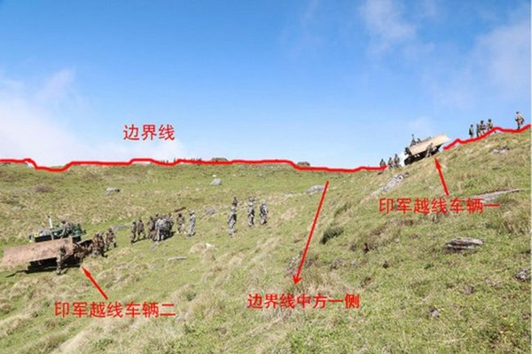 ▲▼中印在邊界錫金段洞朗地區對峙，不丹夾在兩國之間。（圖／翻攝自中國外交部）