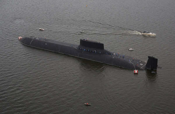 ▲▼俄羅斯941型核潛艦,颱風級核潛艦,Dmitriy Donskoi (TK-208)。（圖／路透社）